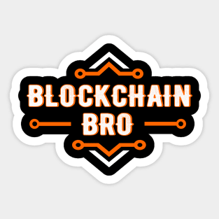 Blockchain Bro Sticker